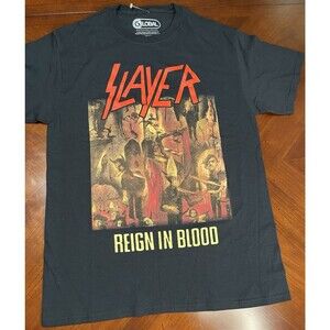 Slayer Reign in Blood Thrash Heavy Metal Band Concert Tour T Shirt - M - MEDIUM